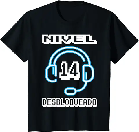 14 Años Cumpleaños Regalo Gamer Nivel 14 Desbloqueado Camiseta 14 Años Cumpleaños Regalo Gamer Nivel 14 Desbloqueado Camiseta
