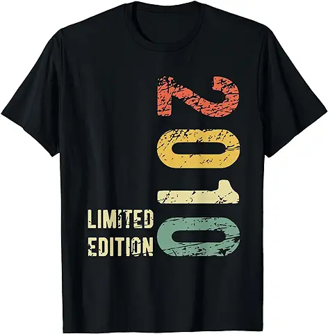 2010 13 Años Cumpleaños Niño Niña Regalo Divertido Camiseta 2010 13 Años Cumpleaños Niño Niña Regalo Divertido Camiseta