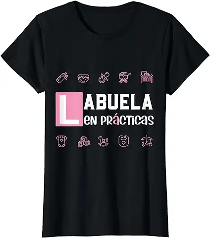 Abuela en Prácticas Abuelos Primerizos Futura Embarazo 2021 Camiseta  