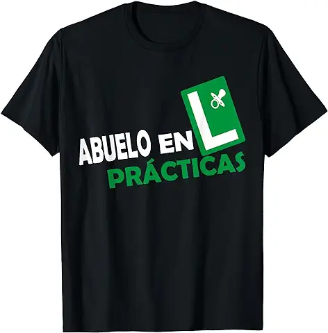 Abuelo en Prácticas Abuelos Primerizos Regalos Futuro Abuelo Camiseta  