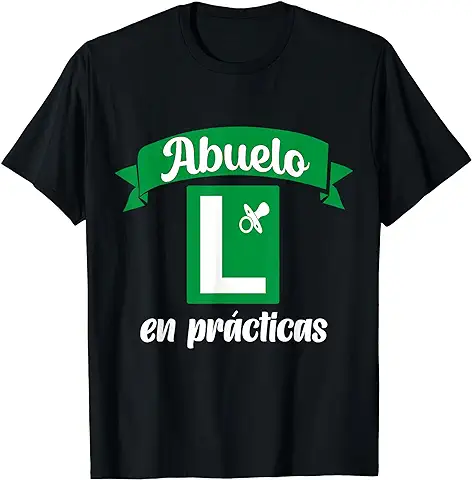 Abuelo en Prácticas Abuelos Primerizos Regalos Futuro Abuelo Camiseta  