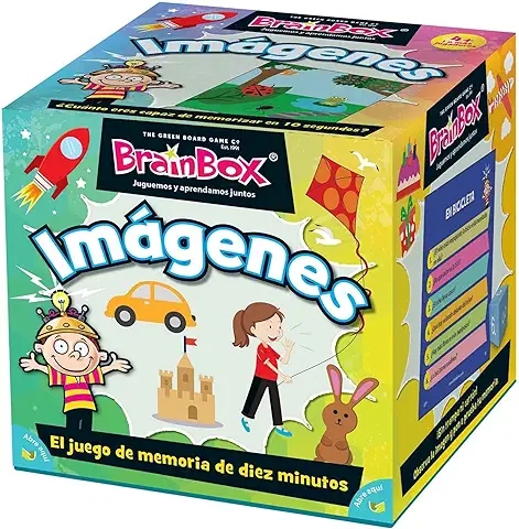 Asmodee Brainbox Imágenes Juego De Mesa En Español + Brainbox Animales  