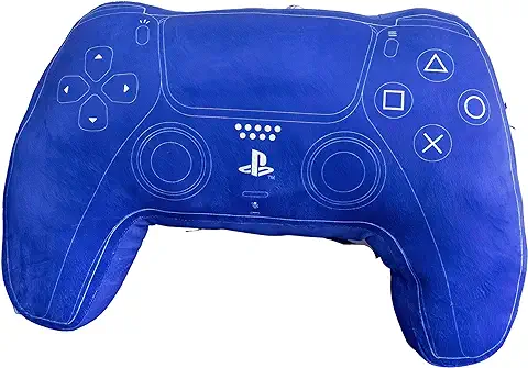 Character World Almohada con Forma de Controlador de Playstation con Licencia Oficial de Playstation, Diseño de Teléfono, Almohada con Forma de Felpa, Decoración de Dormitorio o Juegos  