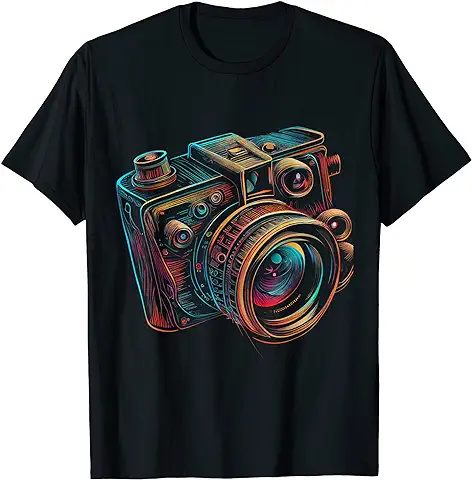 Cámara Fotógrafo Alta Resolución Cine Foto Ventilador Camiseta  