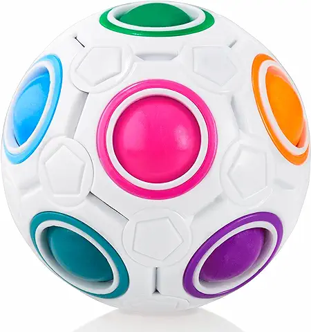 CUBIDI Bola Original, Juego de Habilidad, Emocionante Juego de Rompecabezas para Unisex Adultos, Acroíris Pequeño - Juguete Educativo, Desarrollo Mental, Cumpleaños y Ocasiones Especiales  