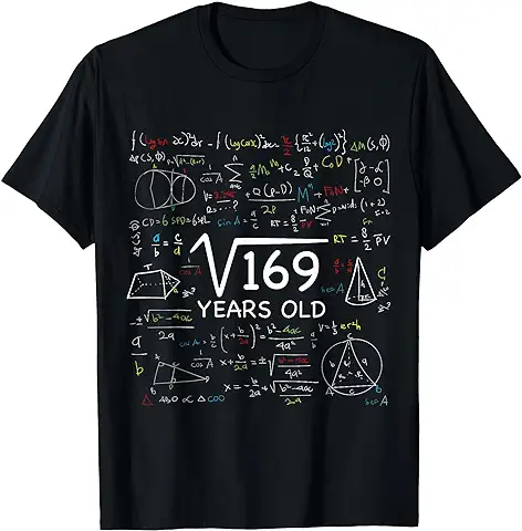 13 Años Cumpleaños Raíz Cuadrada 169 Regalo Camiseta 13 Años Cumpleaños Raíz Cuadrada 169 Regalo Camiseta