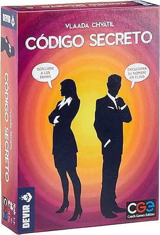 Devir - Código Secreto, Juego de Mesa, Juego de Mesa con Amigos, Juego para Fiestas, Juego de Mesa Adultos, Edad 10 Años (BGCOSE)  