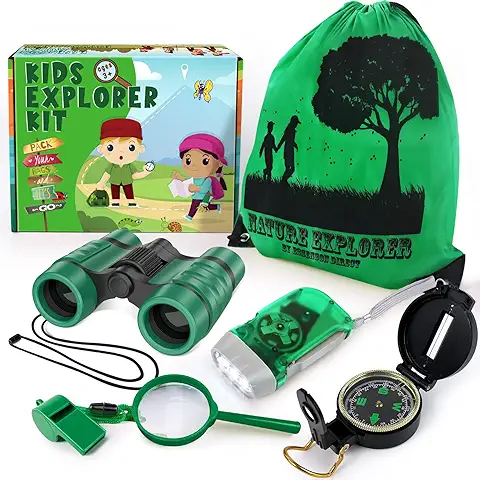 ESSENSON Juego de Investigadores para Niños, Juguetes al Aire Libre, Regalo para Edades 3, 4, 5, 6, 7, 8+ Años, Niños, Niñas y Niños  