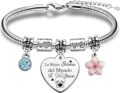 Brazaletes Mujeres Esposa Novia DíA San ValentíN Encanto JoyeríA Bestie Apreciar Regalo De CumpleañOs DíA Madres Mamá TíA Abuela Hermana Hija Sobrina Amiga GraduacióN Adolescentes Recuerdos De Navidad  