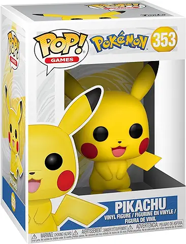 Funko POP! Games: Pokemon - Pikachu - Figuras Miniaturas Coleccionables Para Exhibición - Idea De Regalo - Mercancía Oficial - Juguetes Para Niños Y Adultos - Fans De Video Games  