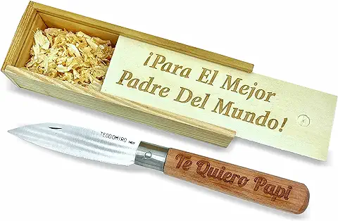 NAVAJA PERSONALIZADA CON TU NOMBRE. Incluye Estuche Personalizado de Madera. IDEAL PARA REGALO  