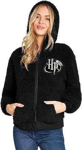 Harry Potter Sudadera Niña Cremallera Chaqueta Forro Polar 7-18 Años  