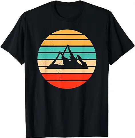 Un Regalo Clásico de las Montañas del sol para los Montañero Camiseta  