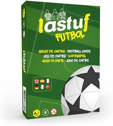 LASTUF Juego de Futbol Niños - Juego de Cartas Familiar De Mesa - Regalo Niña Niño - Muy Divertido y Entretenido - Portable de Viaje - para 6 7 8 9 10 11 12 Años  