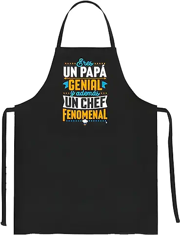 Latostadora Delantal Regalo Papa Cumpleaños - Delantales Dia Padre - Apron Padres Chef - Ideas Regalo Papa Cocinero - Regalo Padre Primerizo Original Super Papa Abuelo - Regalos Originales Hombre  