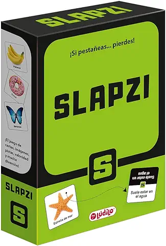 Ludilo - Slapzi | Juegos De Mesa Niños 6 Años | Juego Cartas Niños O Adultos | Juegos De Viaje Para Niños Y Adultos | Juegos Niños 6 Años O Más | Juego De Cartas  
