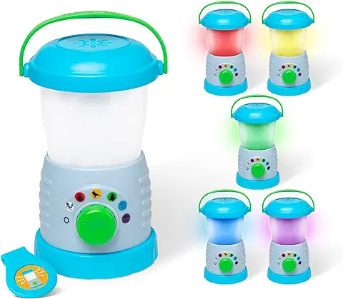 Melissa & Doug Farol con 6 Luces y Sonidos Diferentes, Juguetes de luz y Sonido para Niños, Juego de Camping y en Casa, Sonidos de la Naturaleza, Regalo para Niños y Niñas de 3 4 5 6 7 8 Años  