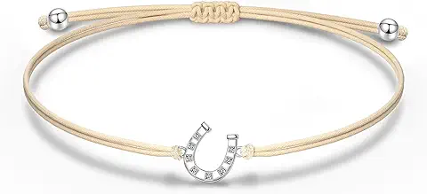 NINAWISH Pulsera de Plata de ley para Mujer, Pulsera de Amistad, Pulsera de Tobillo, Regalos de Joyería para Mujer, Regalos de Amistad para Chica, con Caja de Joyería  