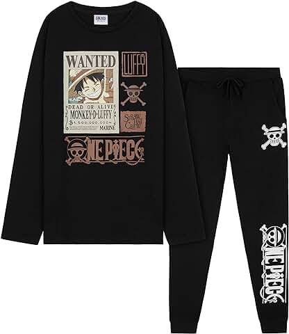 One Piece Pijama Conjunto de 2 Piezas, Pantalón y Camiseta para Niños 7-14 Años, Regalos Niño Navidad One Piece Pijama Conjunto de 2 Piezas, Pantalón y Camiseta para Niños 7-14 Años, Regalos Niño Navidad