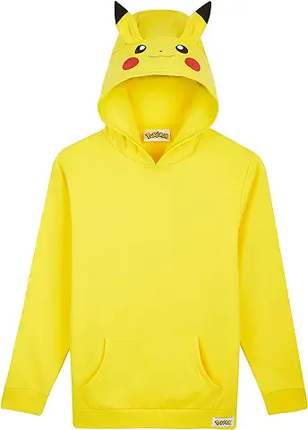 Pokemon Sudadera Niño Pikachu Pokeball - Sudaderas para Niños 4-15 Años  