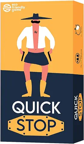 Quick Stop: Juego de Mesa Dinámico para Familia y Amigos - Creatividad y Rapidez - Versión Entretenida del Juego Stop  