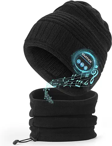 Bluetooth Gorro Invierno Regalos Originales para Hombres y Mujeres Gorro con Auriculares Bluetooth 5.0 Ideas Regalos Tecnologicos para Deportes Esquiar  