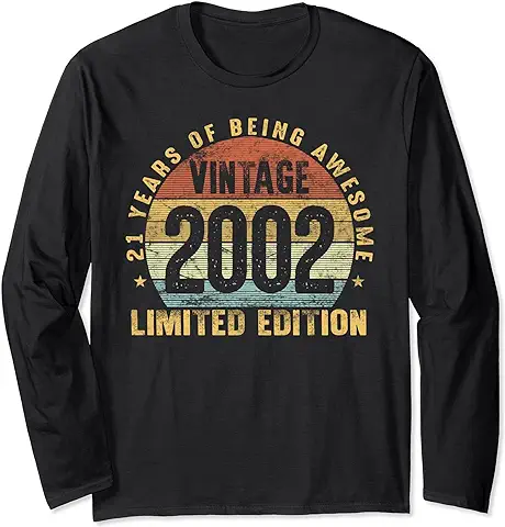 Vintage 2002 21st Birthday Gifts Men Women Apparel