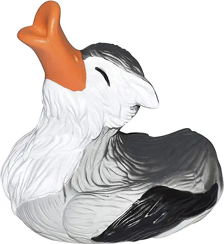 Wild Republic Rubber Duck, Patos de Goma, Lobo, Regalos Para Bebé, Juguetes Para la Bañera, Regalo Perfecto Para Niños y Adultos, 10 Cm (24353)  