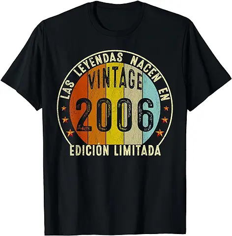 18 Años Cumpleaños Chico Chica Las Leyendas Nacen En 2006 Camiseta  