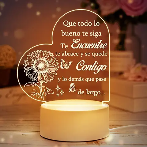 Buioata Regalos Originales para Mujer - Navidad Luz, Regalos para Mujer, Regalo Navidad Mujer, Regalo Cumpleaños Mujer, Ideal Para Amiga Madre Hermana, Decoracion Navidad  