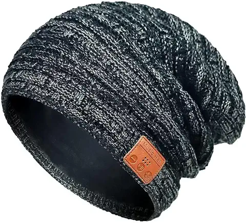 COTOP Gorro Bluetooth de Invierno, Regalo para Hombres y Mujeres, Gorro de Música, Gorro de Punto Polar Cálido para Esquiar, Correr, Pasear al Perro COTOP Gorro Bluetooth de Invierno, Regalo para Hombres y Mujeres, Gorro de Música, Gorro de Punto Polar Cálido para Esquiar, Correr, Pasear al Perro