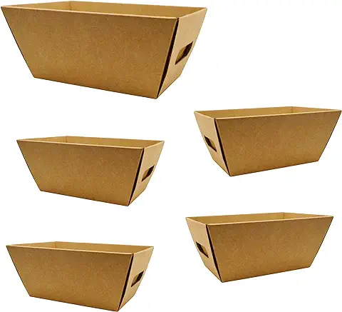 Espirito Rebelde 5x Caja de Cartón Vacía para Cestas sin Tapa 26x17x11cm - Regalos Pascua, Día del Padre, Día de la Madre, para Cestas Corporativas y Regalos para Familiares y Amigos Espirito Rebelde 5x Caja de Cartón Vacía para Cestas sin Tapa 26x17x11cm - Regalos Pascua, Día del Padre, Día de la Madre, para Cestas Corporativas y Regalos para Familiares y Amigos