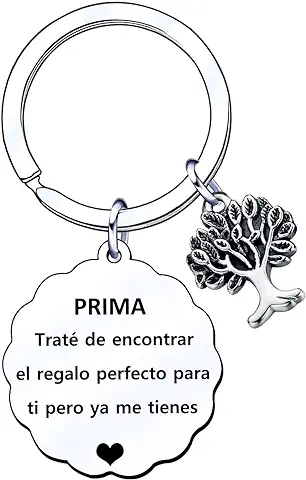 GUOYU Regalo Prima Llavero Prima Mujer Regalo de Cumpleaños para Prima Regalos Familiares para Mujer GUOYU Regalo Prima Llavero Prima Mujer Regalo de Cumpleaños para Prima Regalos Familiares para Mujer