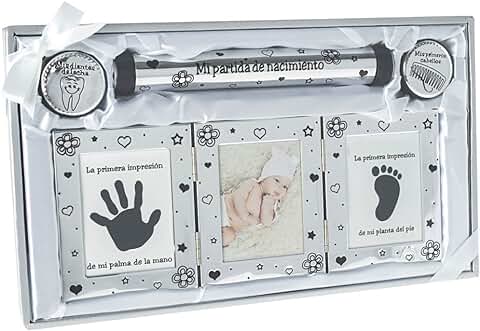 Idea de Regalo Ejemplos de Regalo para Certificado de Nacimiento con Marco  