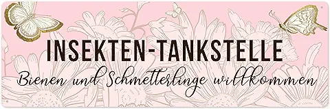 Interluxe - Placa Metálica para Jardín (resistente a la Lluvia, Regalo para los Amantes de la Naturaleza) Interluxe - Placa Metálica para Jardín (resistente a la Lluvia, Regalo para los Amantes de la Naturaleza)