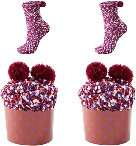 JARSEEN 2/3 Caja Regalo Navidad Calcetines Dia de san Valentin Super Suaves Cómodos Calentar Mujer DIY JARSEEN 2/3 Caja Regalo Navidad Calcetines Dia de san Valentin Super Suaves Cómodos Calentar Mujer DIY