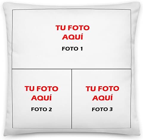 Kembilove Cojin Personalizado con Foto o Texto – Regalos Originales para Mujeres y Hombres – Almohada Personalizada – Regalos Personalizados Amigas 3 Fotos Kembilove Cojin Personalizado con Foto o Texto – Regalos Originales para Mujeres y Hombres – Almohada Personalizada – Regalos Personalizados Amigas 3 Fotos