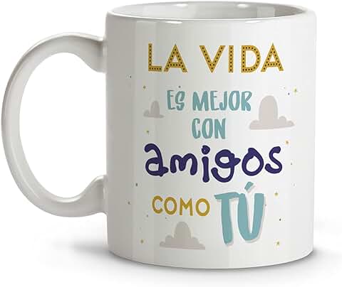 LolaPix Taza Mejor Amigo. Tazas Amistad. Tazas Desayuno Originales. Taza Cerámica 330 ml. Regalos con Frases. Tazas Personalizadas. LolaPix Taza Mejor Amigo. Tazas Amistad. Tazas Desayuno Originales. Taza Cerámica 330 ml. Regalos con Frases. Tazas Personalizadas.
