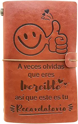 OMNIQI Regalos Originales para Mujer, Idea Amigo Invisible, Cumpleaños, Diario de Cuero Inspiradores Navidad para Amigas Profesores, Graduacion de hija Niña OMNIQI Regalos Originales para Mujer, Idea Amigo Invisible, Cumpleaños, Diario de Cuero Inspiradores Navidad para Amigas Profesores, Graduacion de hija Niña