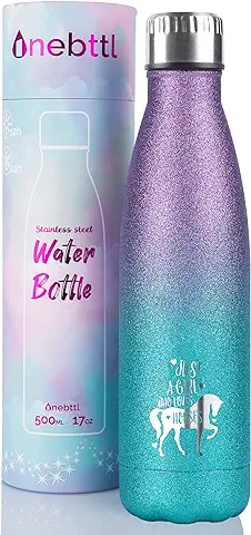 Onebttl Regalos de Caballos para Mujeres, Niñas, Botella Agua Acero Inoxidable Aislado, Regalos Ecuestres para Amantes de Caballos, Vaqueras, Cumpleaños, Morado-Azul Brillo Onebttl Regalos de Caballos para Mujeres, Niñas, Botella Agua Acero Inoxidable Aislado, Regalos Ecuestres para Amantes de Caballos, Vaqueras, Cumpleaños, Morado-Azul Brillo