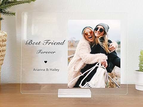 Regalo De Mejor Amiga • Regalos Personalizados Para Ella • Regalo De Cumpleaños De Mejor Amiga • Placa De Acrílico Transparente • Regalo Personalizado De Galentine Regalo De Mejor Amiga • Regalos Personalizados Para Ella • Regalo De Cumpleaños De Mejor Amiga • Placa De Acrílico Transparente • Regalo Personalizado De Galentine