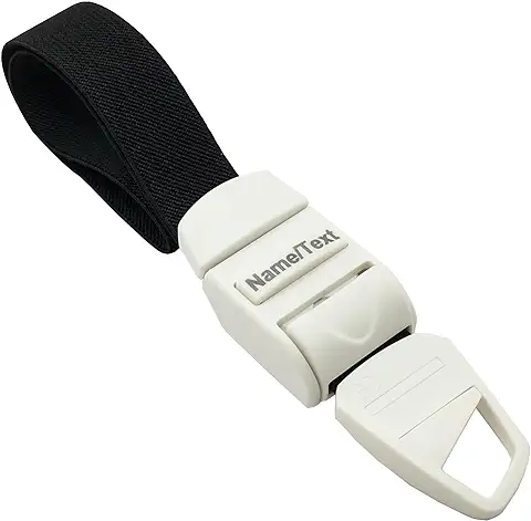 ROLSELEY Impresos Hebilla Personalizados Torniquete Médico con Hebilla de Liberación Rápida y Lenta para Enfermeros, Matronas, Paramédicos, Flebotomistas - Idea de Regalo para Enfermeras - NEGRO  