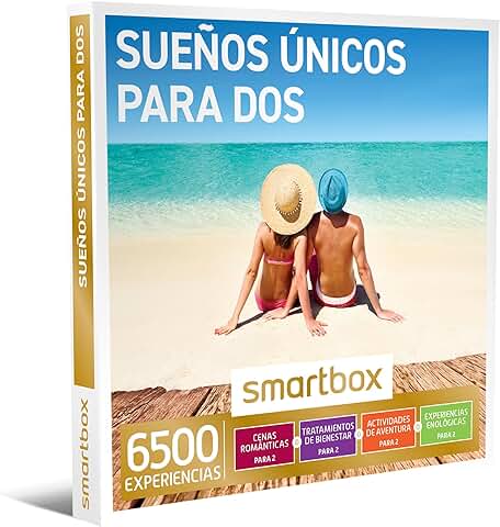 Smartbox - Caja Regalo Sueños únicos para dos - Idea de Regalo Original - 1 Actividad de Gastronomía, Bienestar o Aventura para 2  