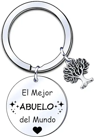 ZYMGUO Abuelo Regalos Llavero,Abuelo Llavero, Regalo para el día del Padre, Abuelo Regalos de Cumpleaños  