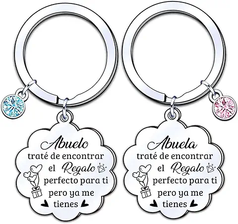 ZYMGUO Regalo Abuela Abuelo Llavero,Regalos Abuela Abuelo Llavero,Regalos Familiares,Regalos Navidad,Regalos de Cumpleaños ZYMGUO Regalo Abuela Abuelo Llavero,Regalos Abuela Abuelo Llavero,Regalos Familiares,Regalos Navidad,Regalos de Cumpleaños